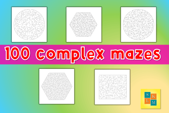 100 Mazes: A Versatile Puzzle Collection for Creators and Educators