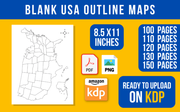 Blank USA Maps to Practice Labeling – A Practical Guide for Learning and Publishing Geography Workbooks