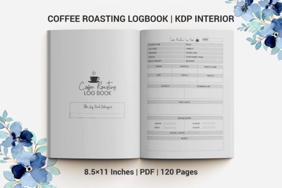 Coffee Roasting Logbook KDP Interior Design Guide