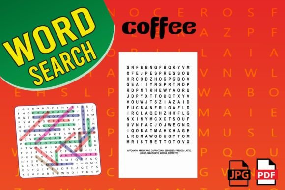 Coffee Word Search Puzzles: A Rich Blend of Relaxation and Creative Publishing