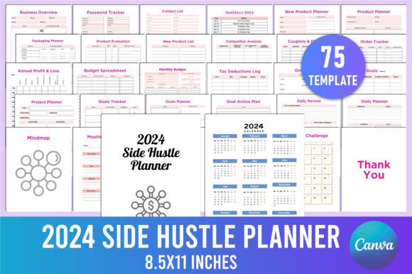 Editable 2024 Side Hustle Planner KDP: A Practical Evaluation