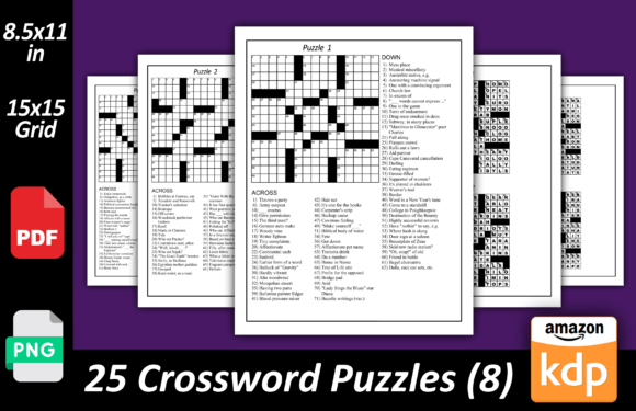 From Asset to Asset: How 25 Crossword Puzzles 8 Streamlines Your KDP Publishing Workflow