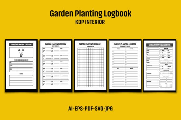 Garden Planting Logbook KDP Interior: Streamlining Your Garden Tracking and Publishing Workflow