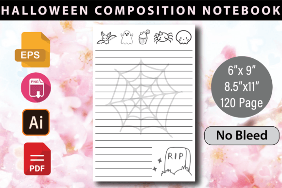Halloween Composition Notebook Interiors for Designers