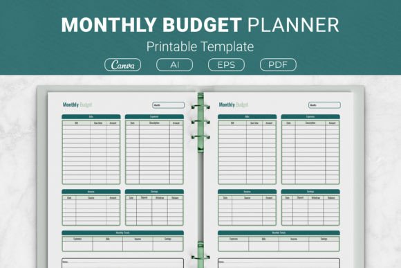 Monthly Budget Plan Printable Template