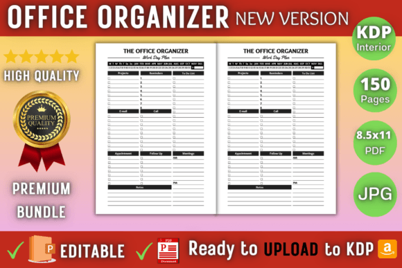 Office Organizer Notebook Journal KDP: What to Check Before You Upload