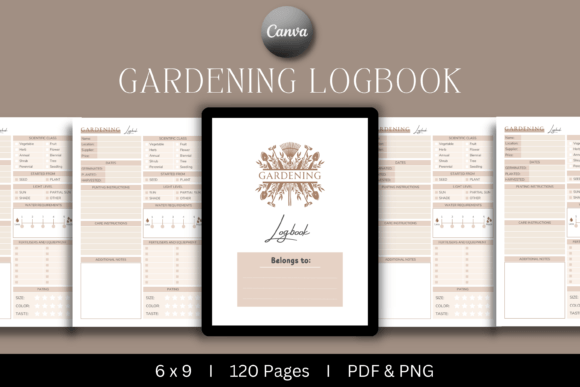 The Gardening Logbook KDP Interior: A Practical Tool for Content Creators and Garden Enthusiasts