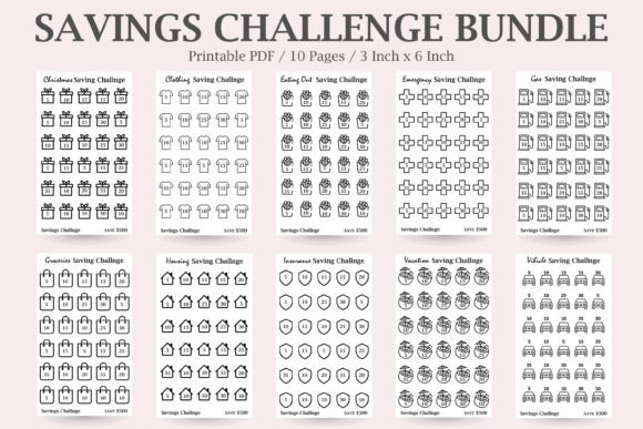 Transform Your Finances with a Savings Tracker Bundle: A Complete Guide to A6 Sized Savings Challenges