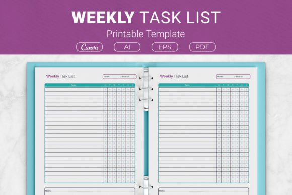 Weekly Task List Printable Template Guide